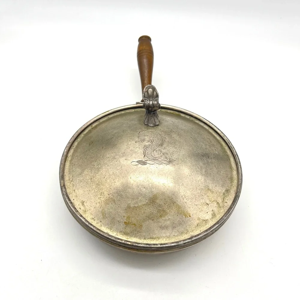 Vintage JLS Silent Butler‎ Crumb Saver Catcher Ashtray Silver Plated